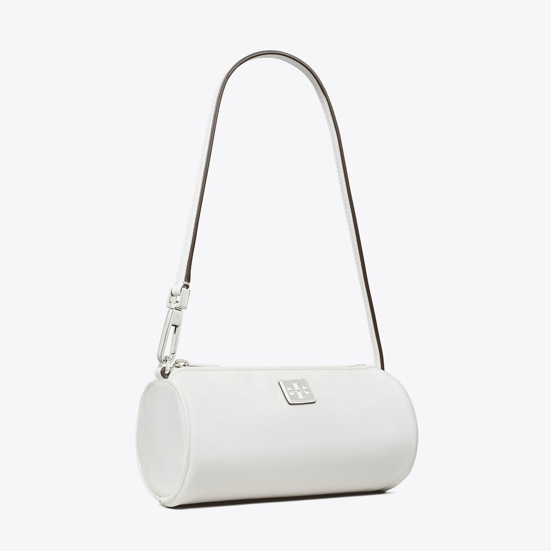 Tory Burch Virginia Cylinder Bag White