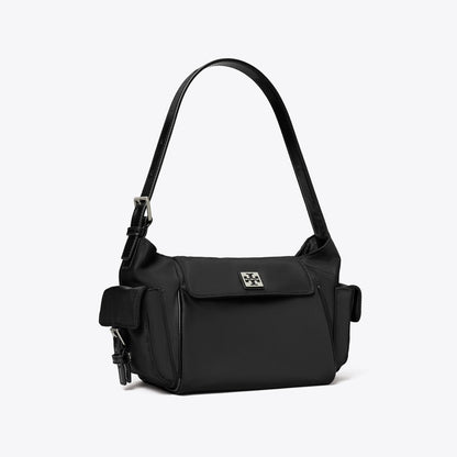 Tory Burch Virginia Pocket Shoulder Bag Black