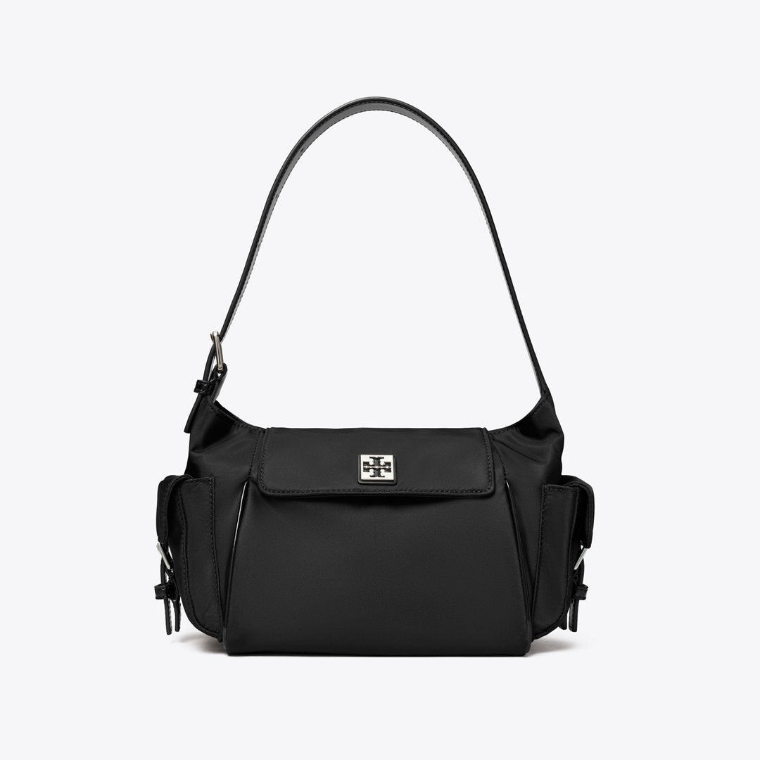 Tory Burch Virginia Pocket Shoulder Bag Black