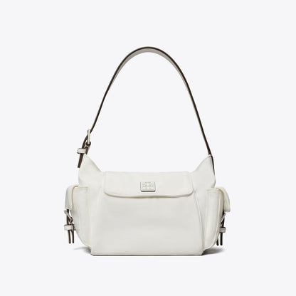 Tory Burch Virginia Pocket Shoulder Bag White