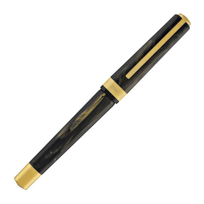 Visconti Black Opera Gold Fountain Pen Fine Nib Kp42-03-Fpf