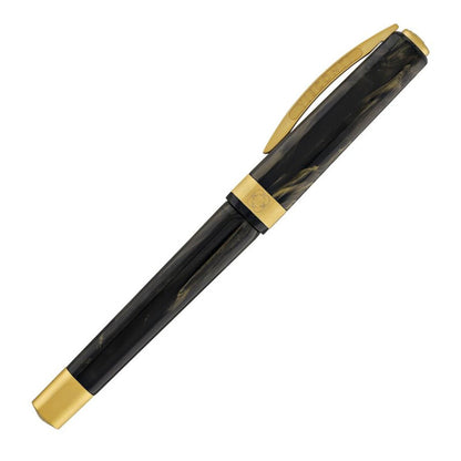 Visconti Black Opera Gold Fountain Pen Fine Nib Kp42-03-Fpf