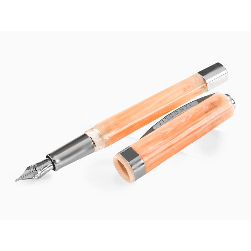 Visconti Opera Demo Carousel Cotton Candy Pink Fountain Pen Fine Nib Kp32-05-Fpaf