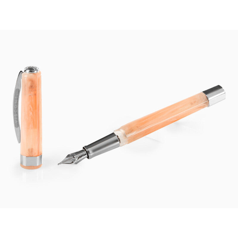 Visconti Opera Demo Carousel Cotton Candy Pink Fountain Pen Medium Nib Kp32-05-Fpam