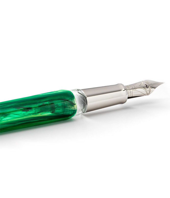 Visconti Opera Demo Carousel Mint Fountain Pen Medium Nib Kp32-04-Fpam