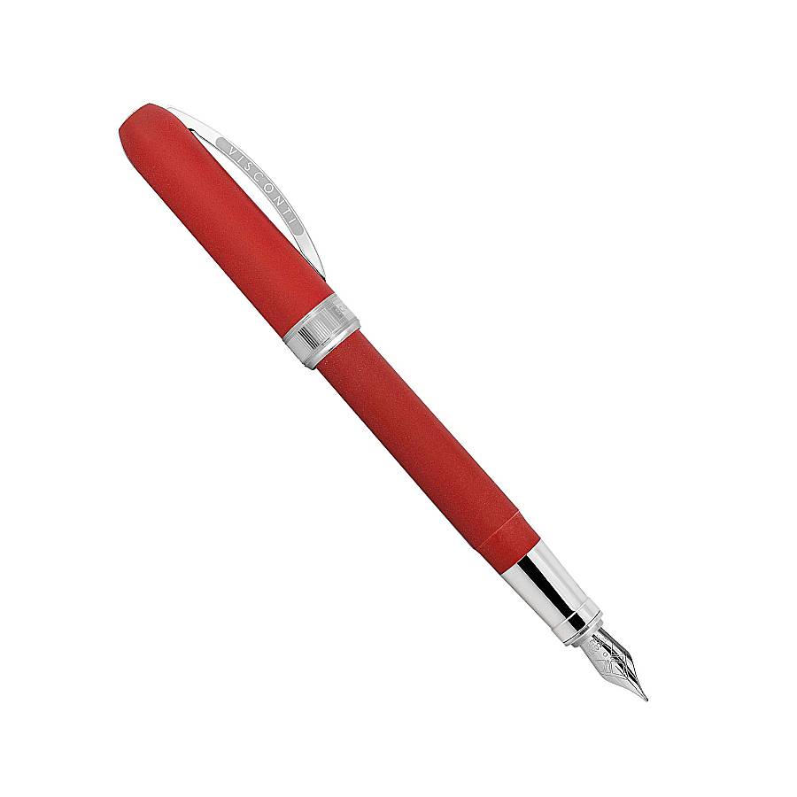 Visconti Red Rembrandt Eco-Logic Fountain Pen F Nib Kp10-10-03-Fpf