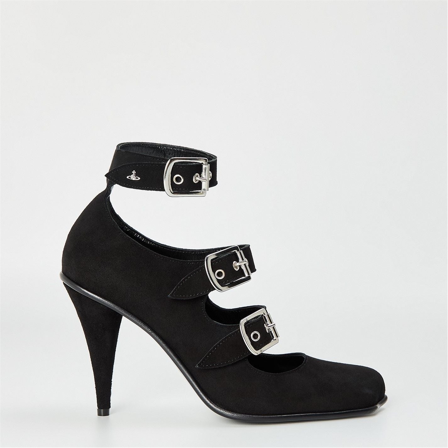  Viv Savage Hgh Heel  Ld54 Black Suede
