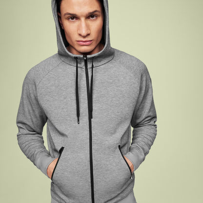 On Zipped Hoodie Grey