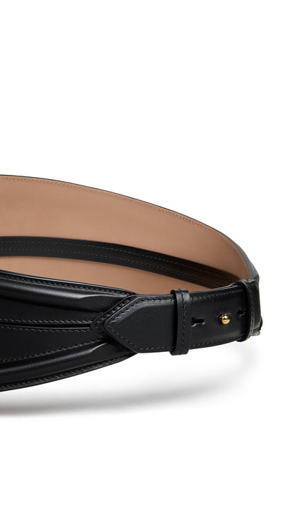 Alaïa Tube Corset Belt In Calfskin