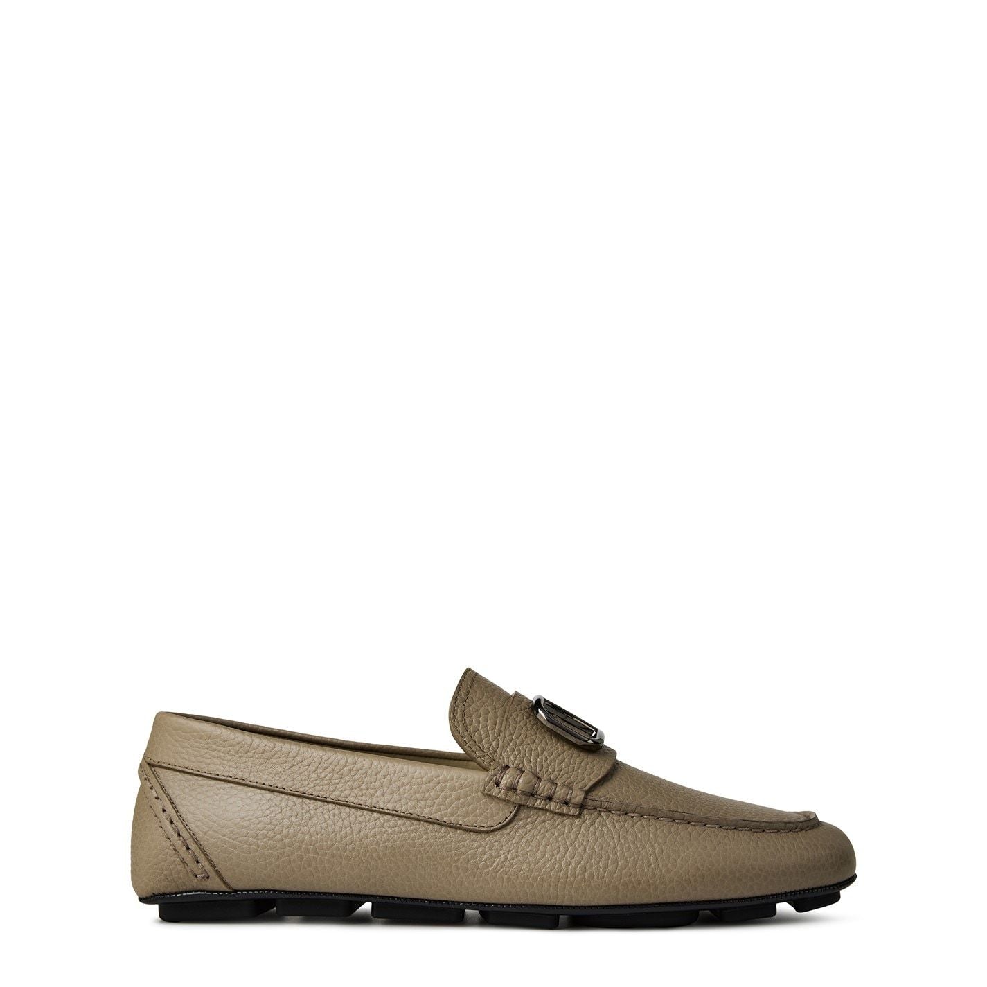  Vlogo Signature Driving Shoes Beige