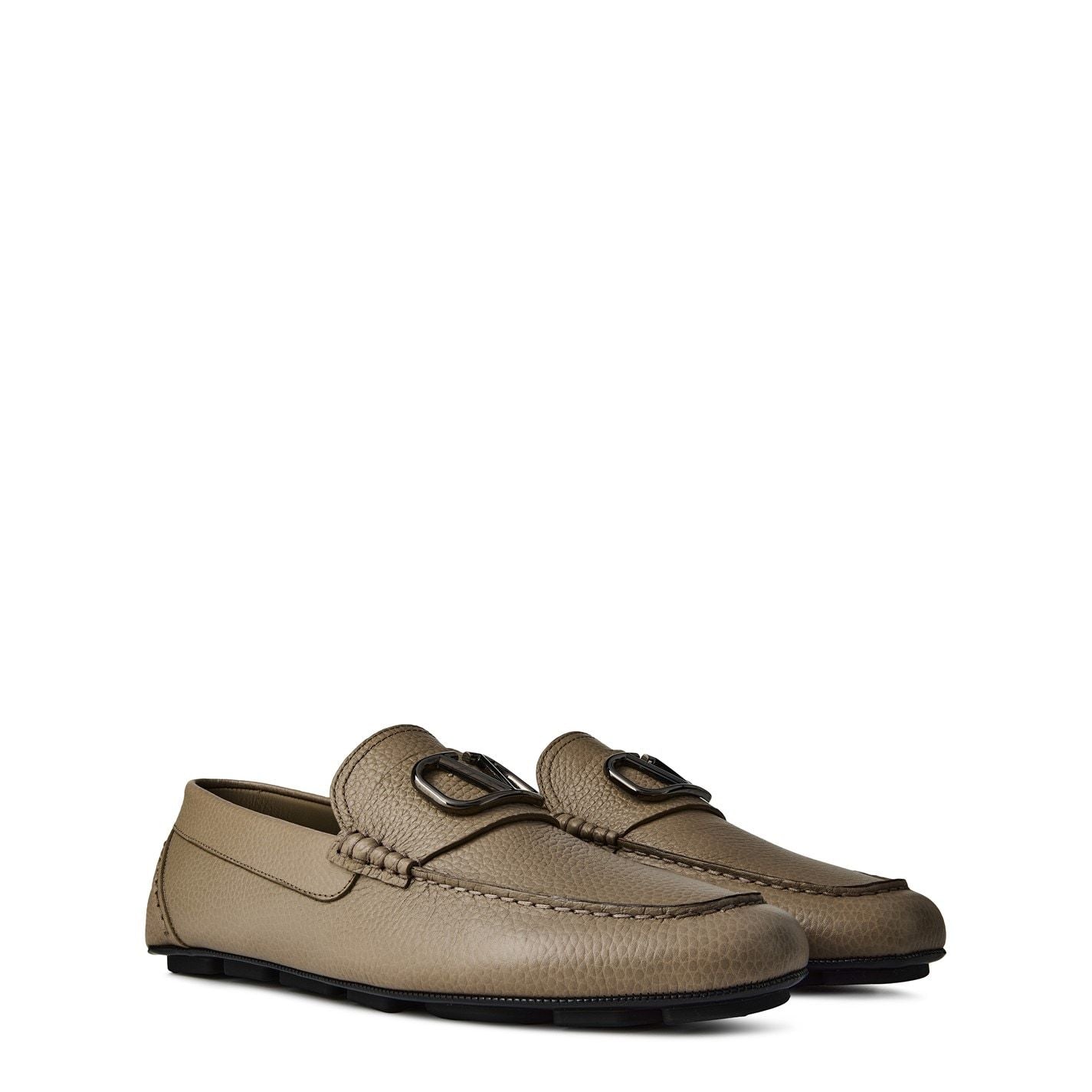  Vlogo Signature Driving Shoes Beige