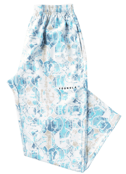 YoungLA W250 Ugly A** joggers Teal Haze