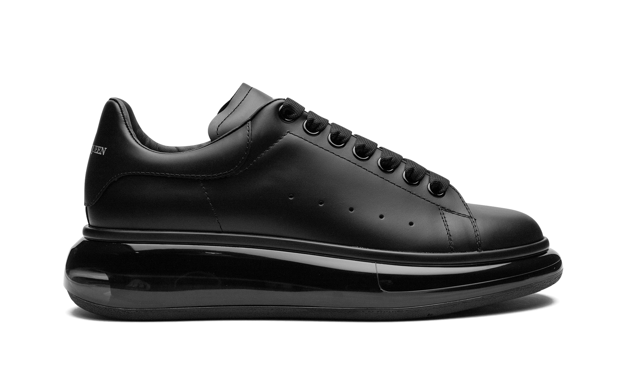 Alexander Mcqueen Oversized Black Shiny Sole – Kicks Machine