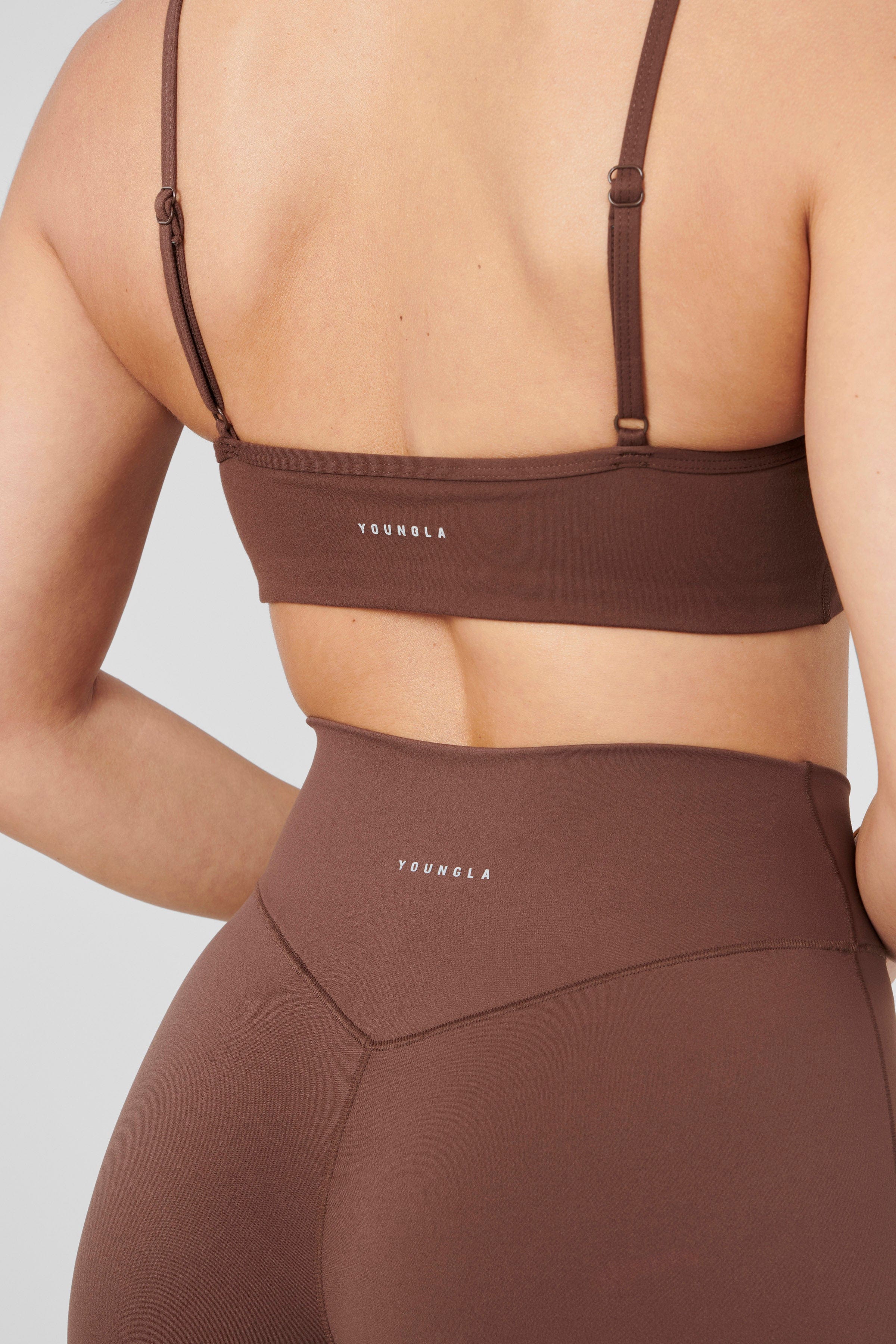 YoungLA W324 Vital Sports Bra Milk Chocolate