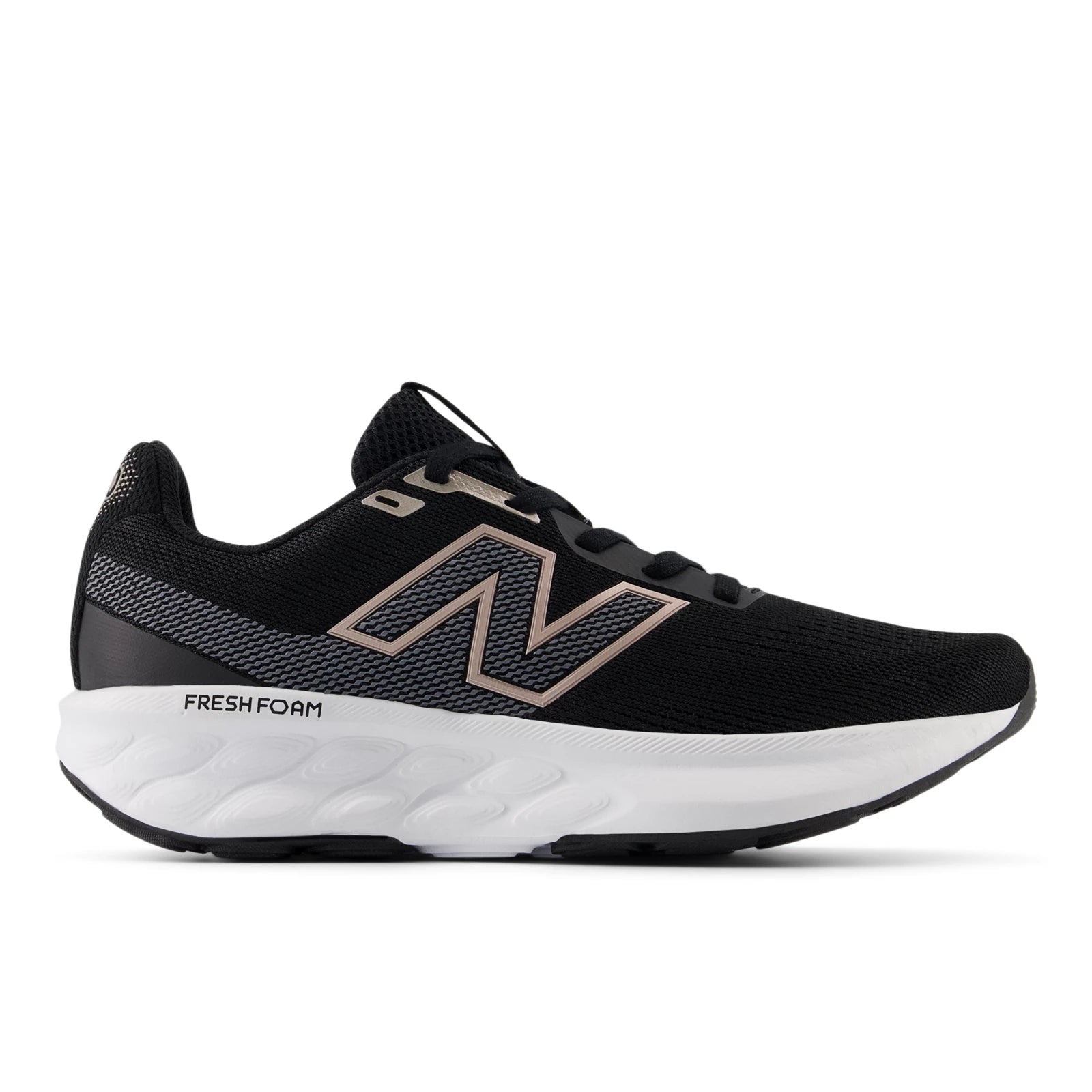 New Balance Fresh Foam 520V9 Black With Afterglow And Metallic Rose Womens Black With Afterglow And Metallic Rose