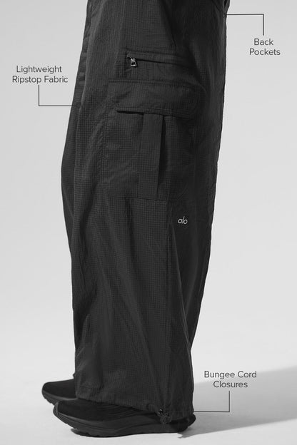 Alo Yoga Women'S Sheer Game Time Wide Leg Jogger