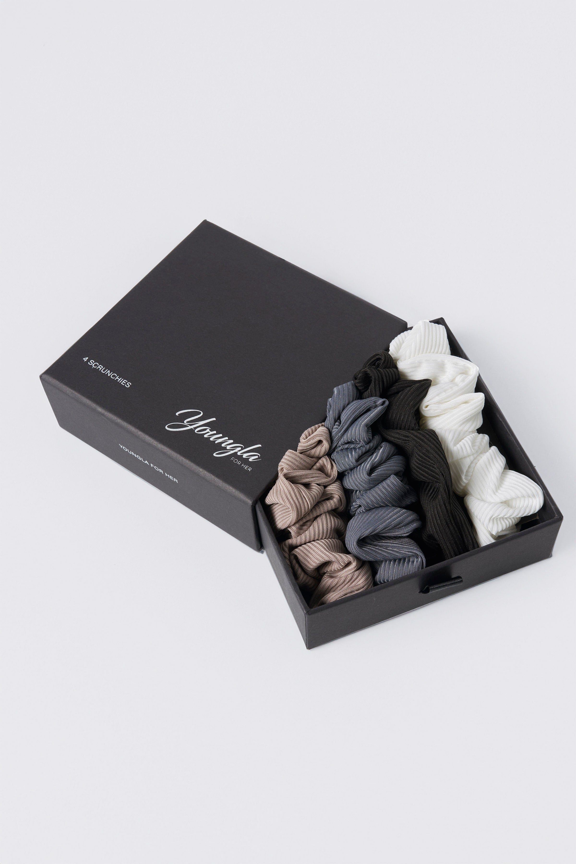YoungLA W625 Ribbed Scrunchie Assorted Pack
