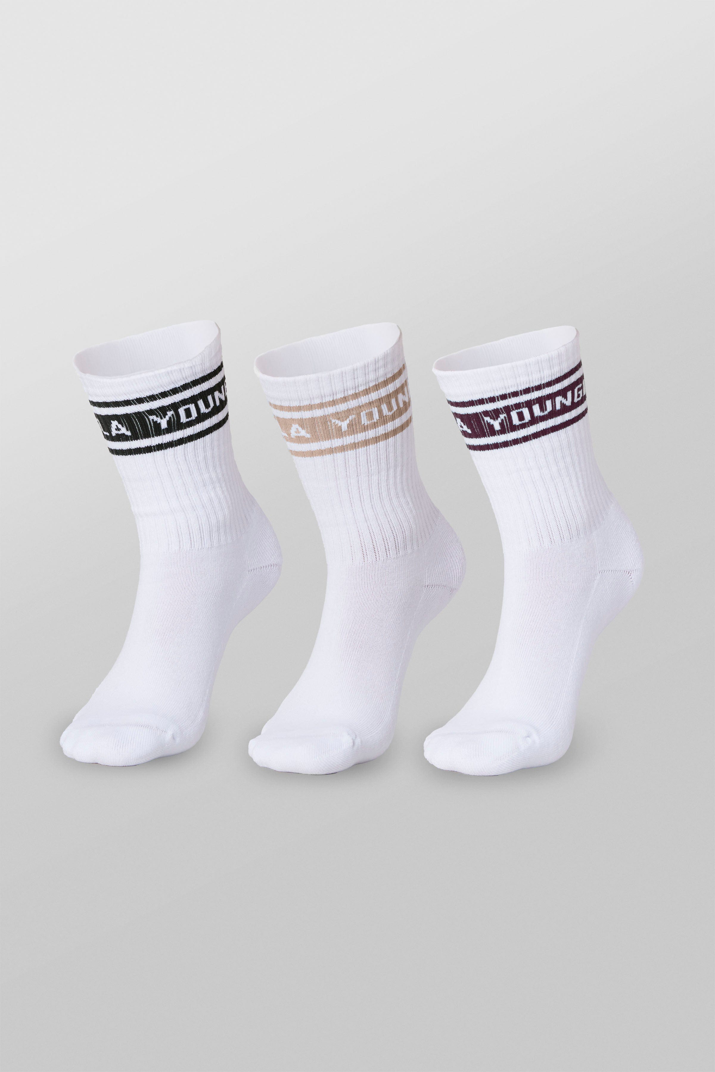 YoungLA W638 - Elevate crew socks Purple Pack