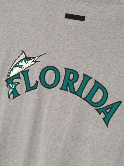 Essentials Marlins 90S Tee Concrete Heather