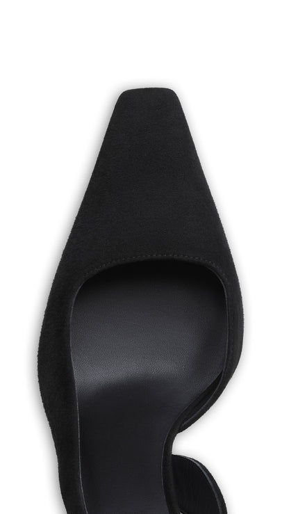 Alaïa Wave Slingbacks In Suede