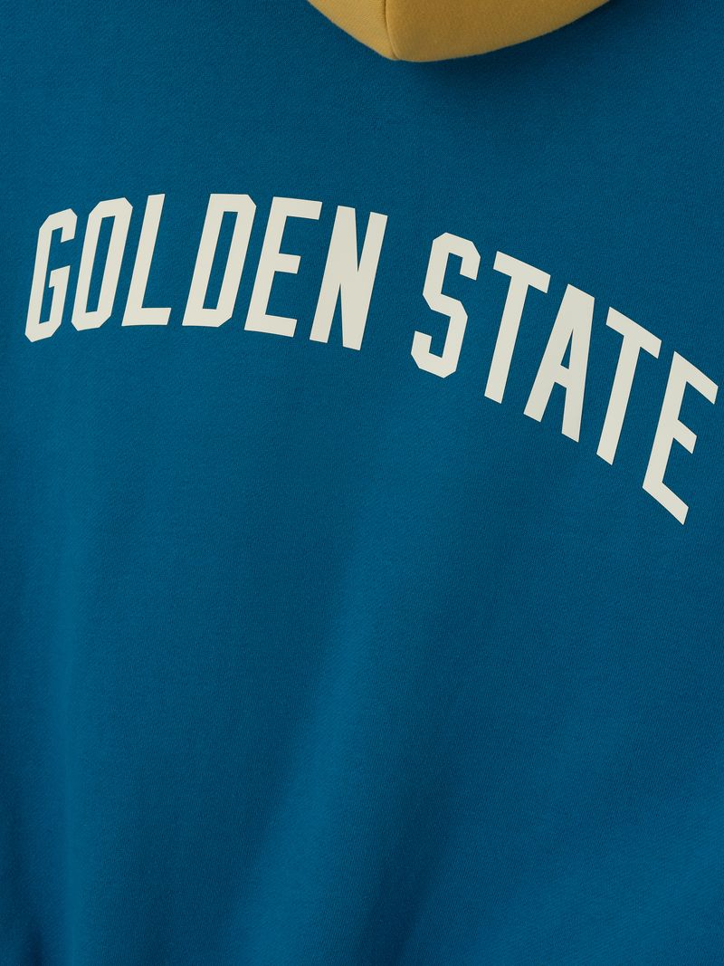 Essentials Warriors Sport Hoodie Blue Sapphire/ Canyon