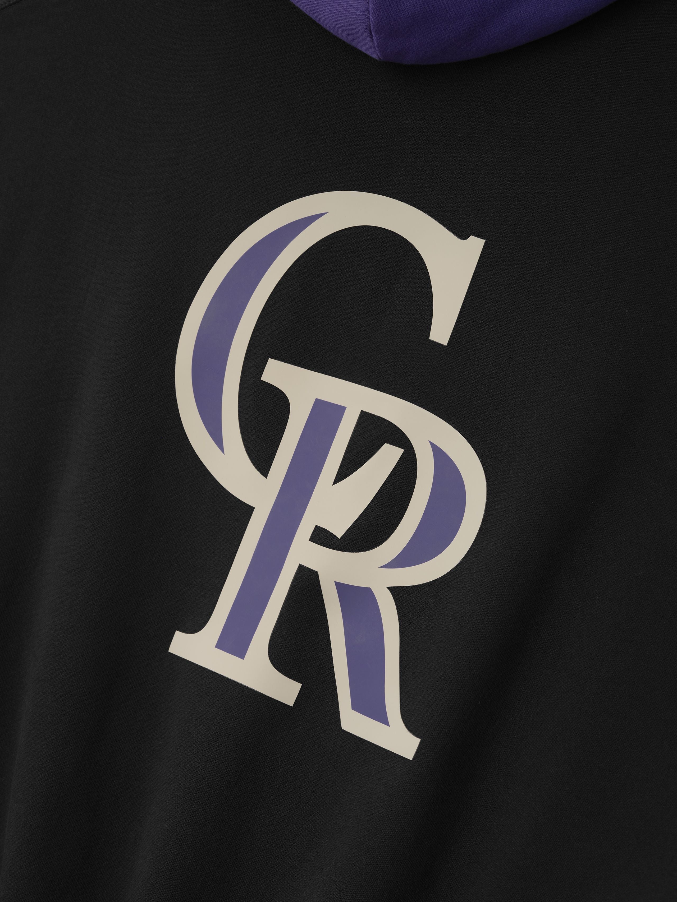 Essentials Rockies Sport Hoodie Vintage Black/Purple Reign