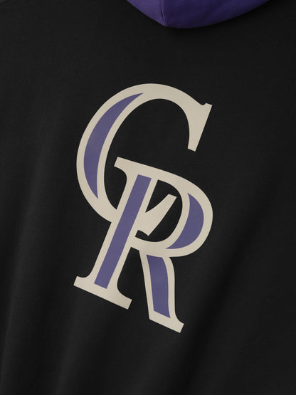 Essentials Rockies Sport Hoodie Vintage Black/Purple Reign
