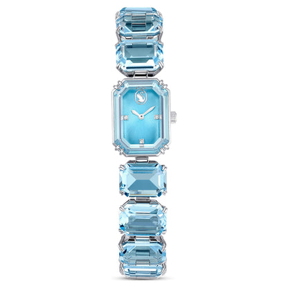 Swarovski Watch Octagon Cut Bracelet Blue Stainless Steel SW5729722
