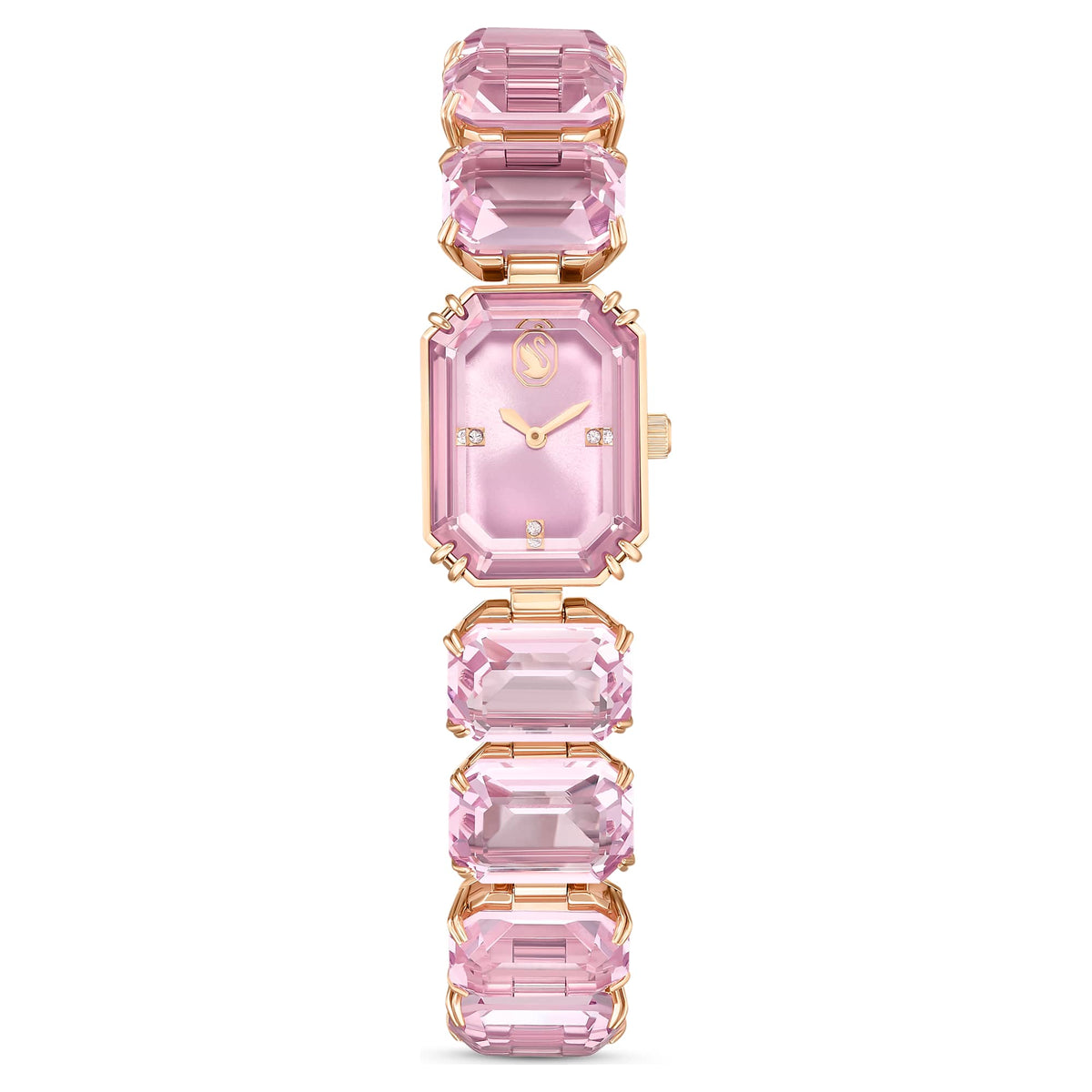 Swarovski Watch Octagon Cut Bracelet Pink Rose Gold-Tone Finish SW5729843