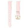 Swarovski Watch Strap 15 Mm (0.59") Width Leather with Stitching Pink Rose Gold-Tone Finish SW5674159