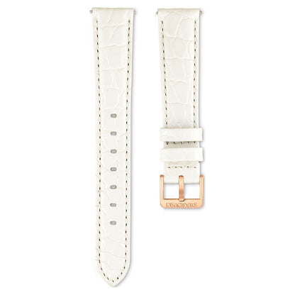 Swarovski Watch Strap 16 Mm (0.63") Width Leather Strap White SW5687031