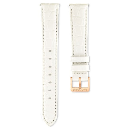 Swarovski Watch Strap 16 Mm (0.63") Width Leather Strap White SW5687031