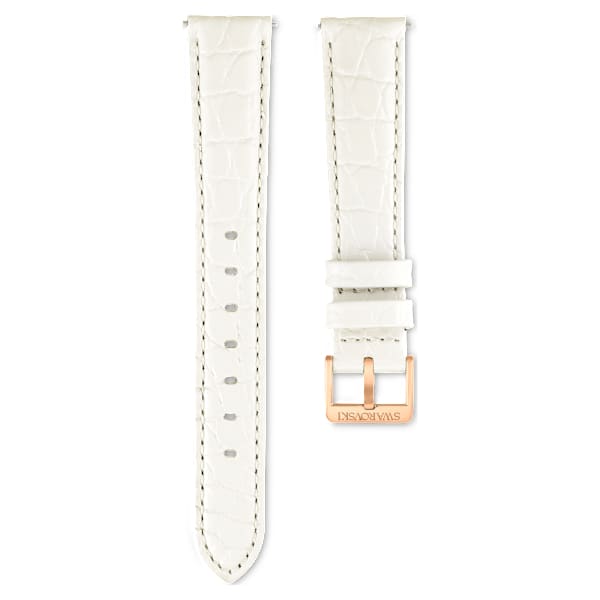 Swarovski Watch Strap 16 Mm (0.63") Width Leather Strap White SW5687031