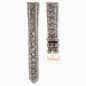 Swarovski Watch Strap 16 Mm (0.63") Width Leather with Stitching Gray SW5687028