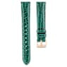 Swarovski Watch Strap 16 Mm (0.63") Width Leather with Stitching Green SW5687023