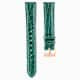 Swarovski Watch Strap 16 Mm (0.63") Width Leather with Stitching Green SW5687023