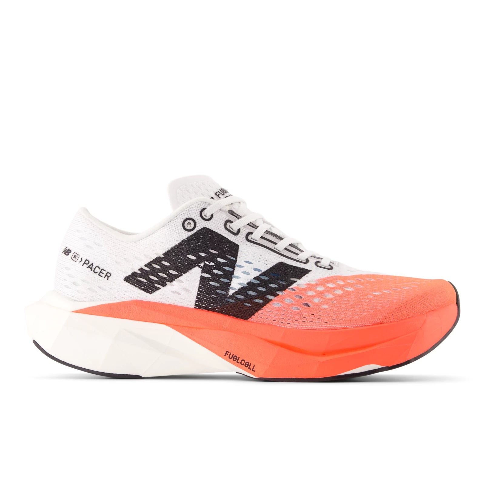 New Balance Fuelcell Supercomp Pacer V2 Urgent Red With White And Black Womens Urgent Red With White And Black