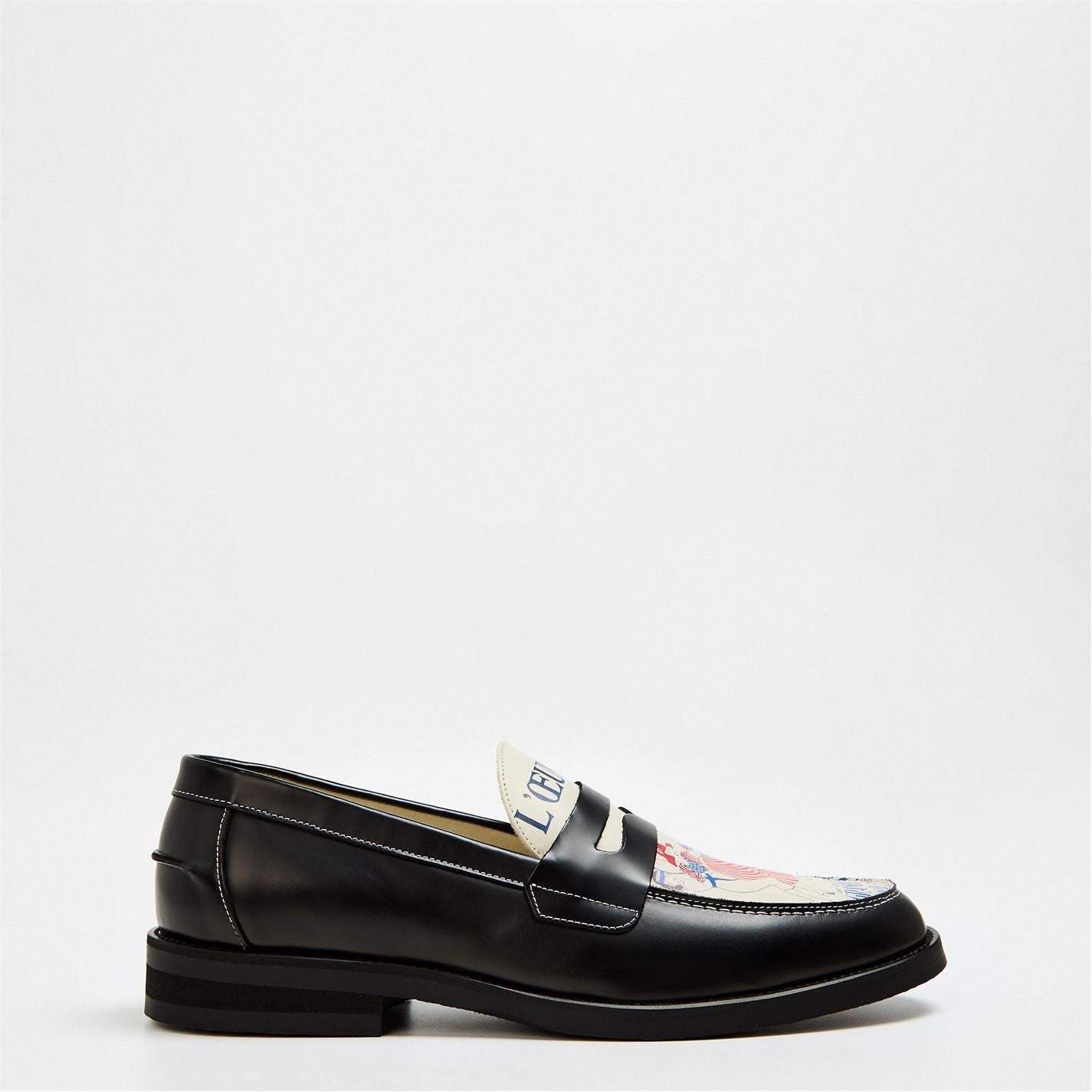  Wilde La Grande Paix Penny Loafers Black