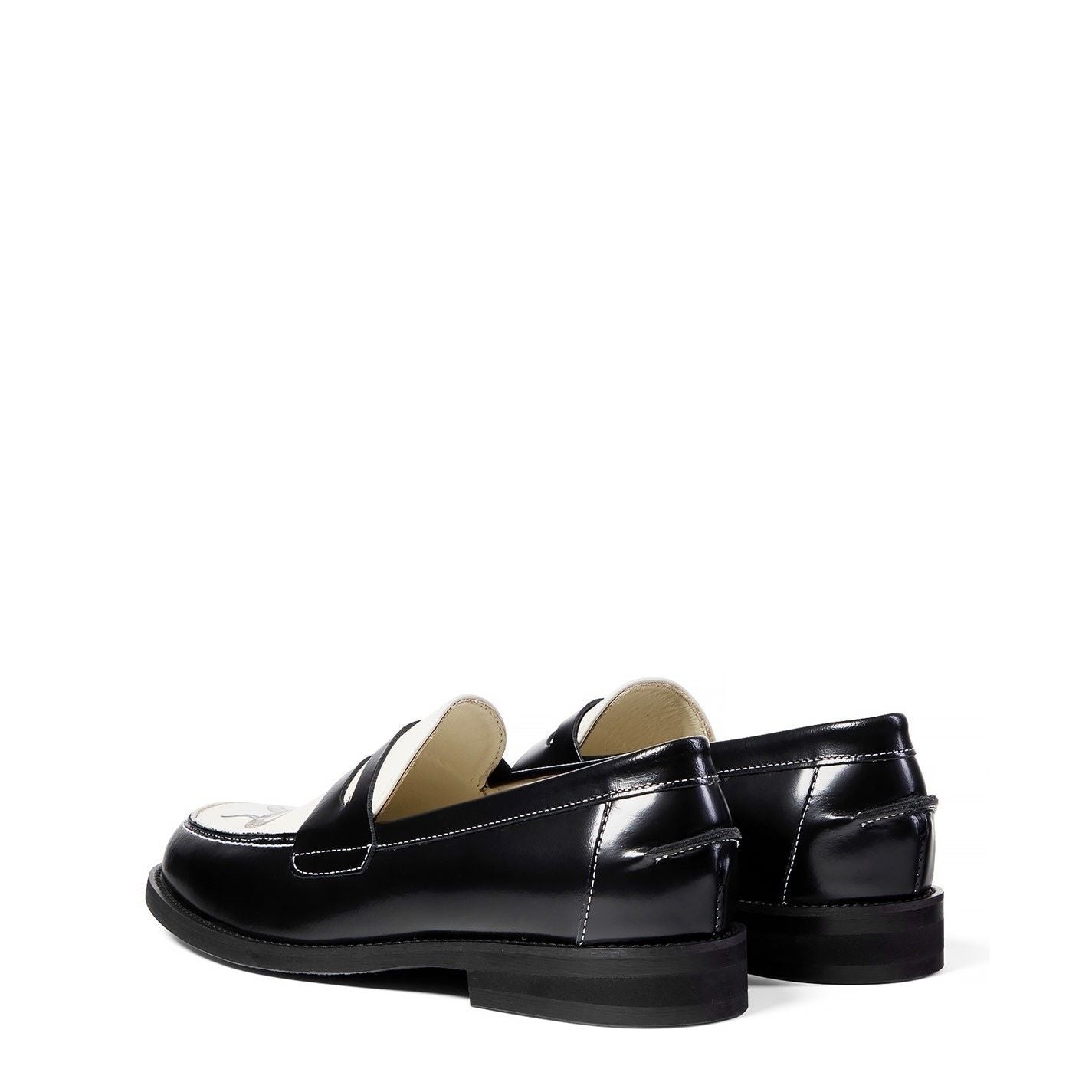  Wilde Snake Penny Loafer Black