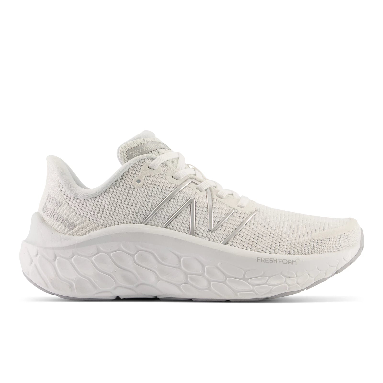 New Balance Fresh Foam X Kaiha Road White With Quartz Grey And Silver Metalic Womens White With Quartz Grey And Silver Metalic