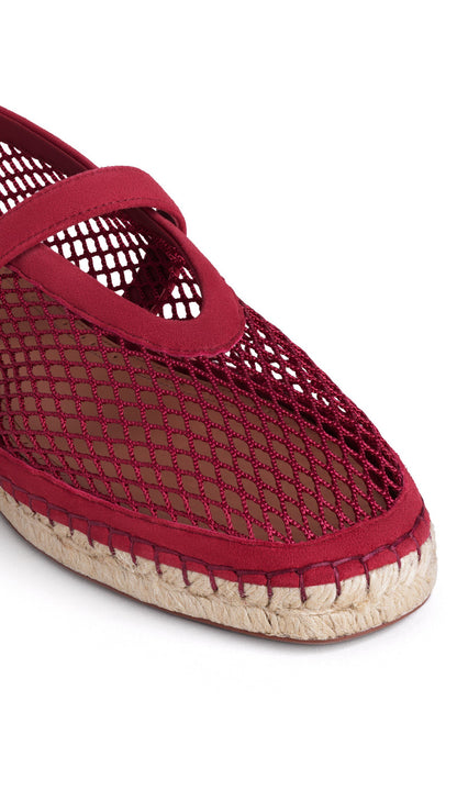Alaïa Espadrilles In Fishnet And Suede