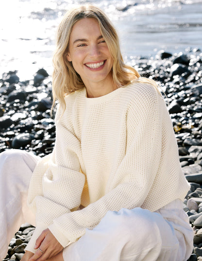 Beyond Yoga Ready For Barre Cropped Sweater Women's