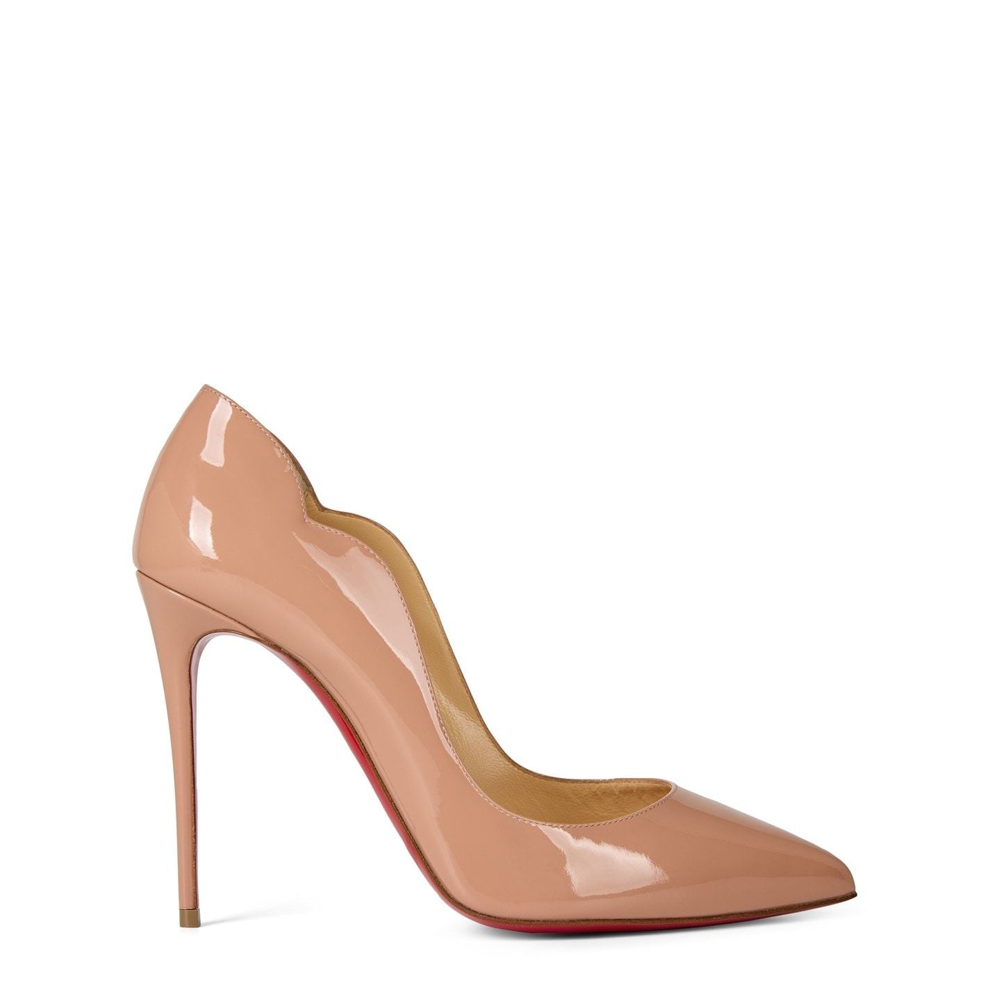  Women's Hot Chick Leather Pumps 100mm Blush