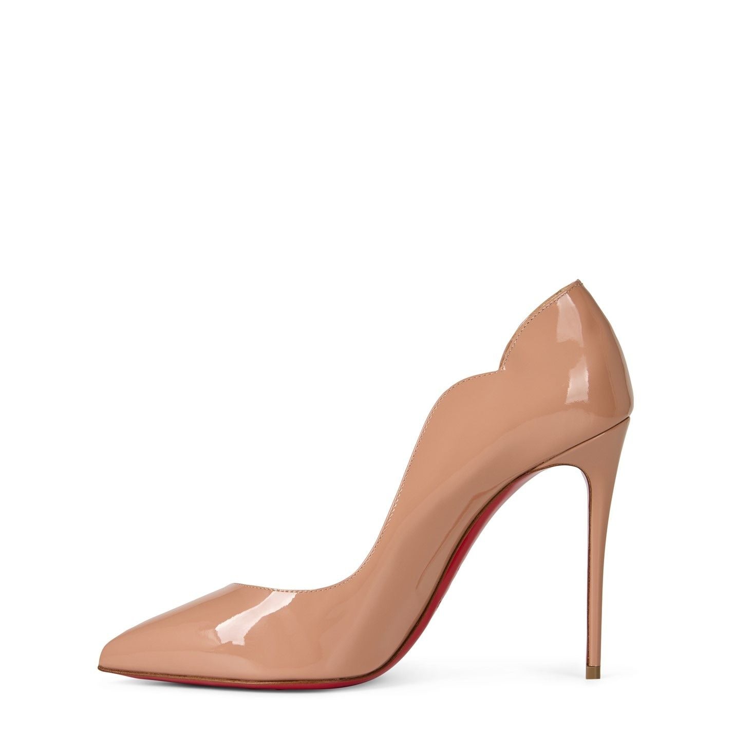  Women's Hot Chick Leather Pumps 100mm Blush