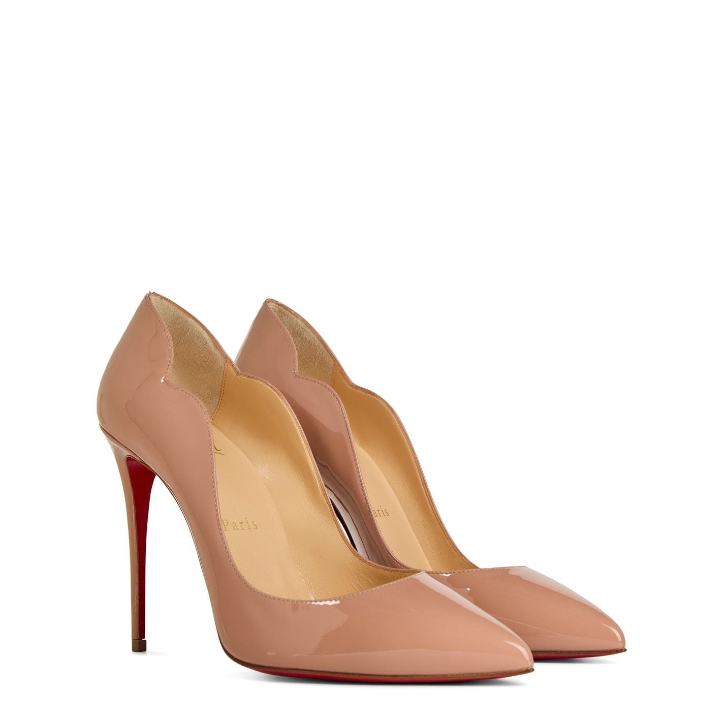  Women's Hot Chick Leather Pumps 100mm Blush