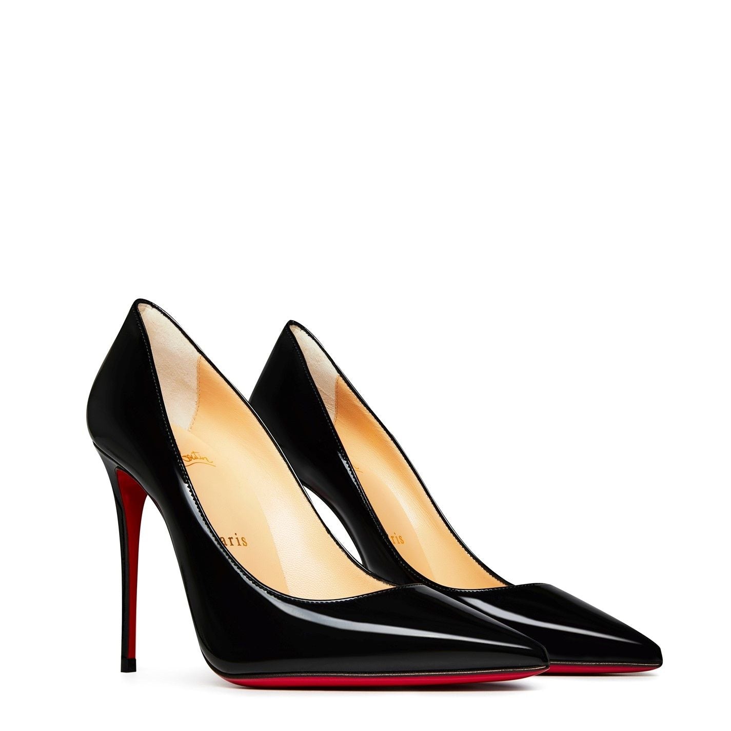 Women's Kate Leather Pumps 100mm Black