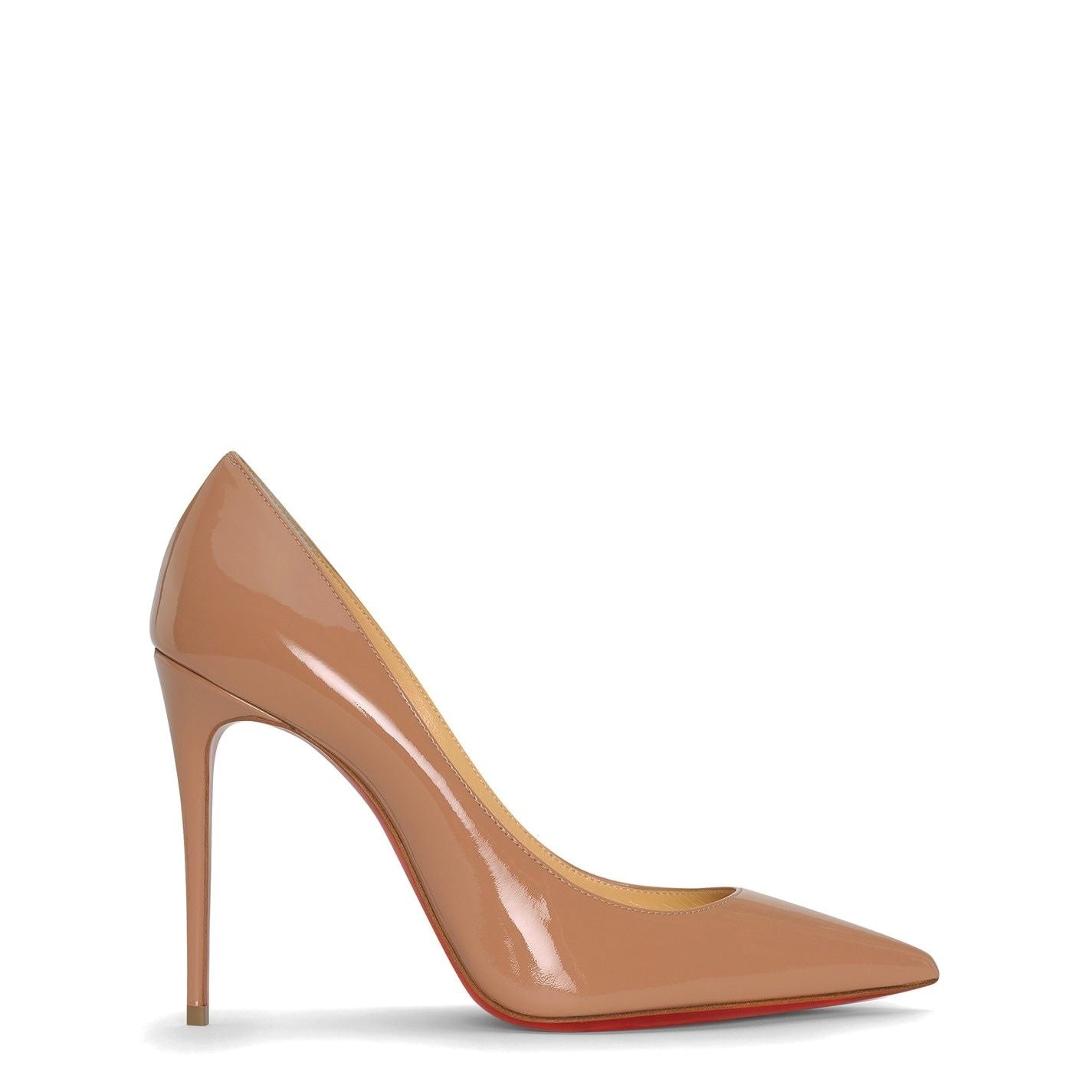  Women's Kate Leather Pumps 100mm Nude