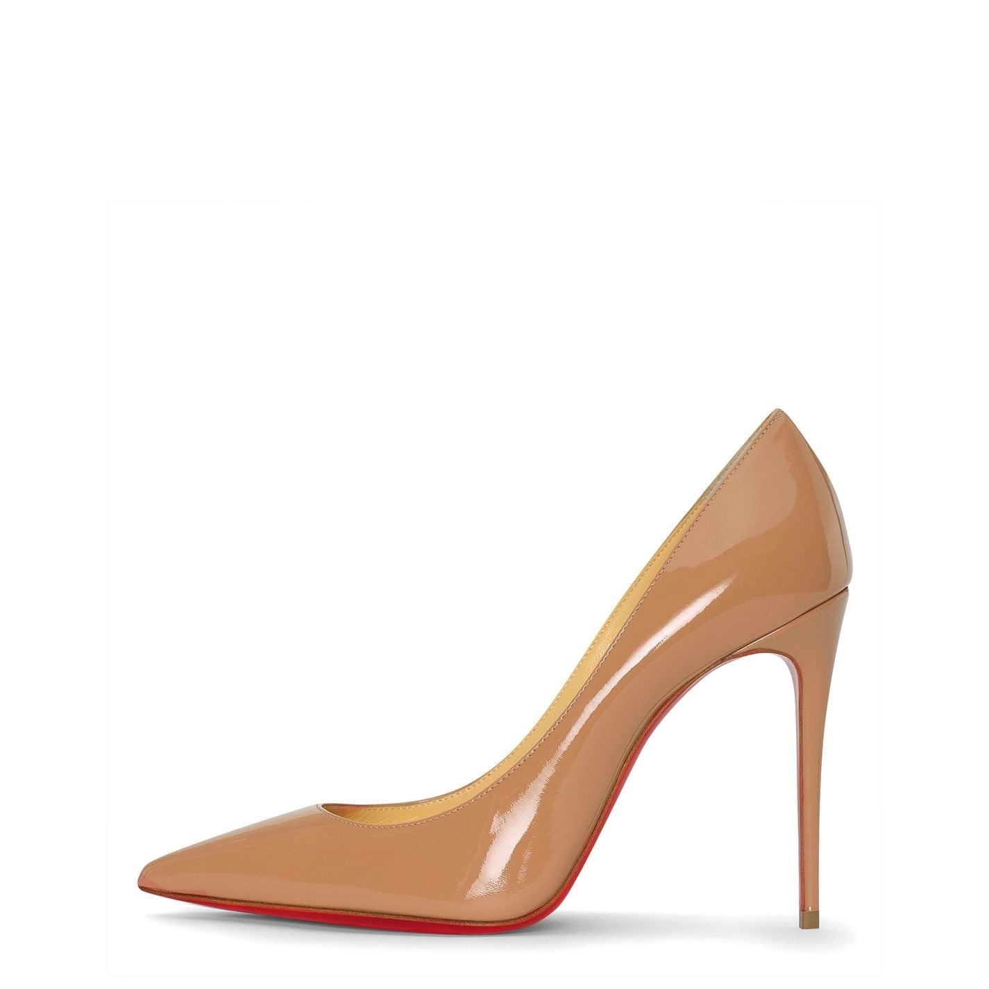  Women's Kate Leather Pumps 100mm Nude