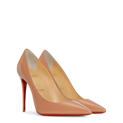  Women's Kate Leather Pumps 100mm Nude