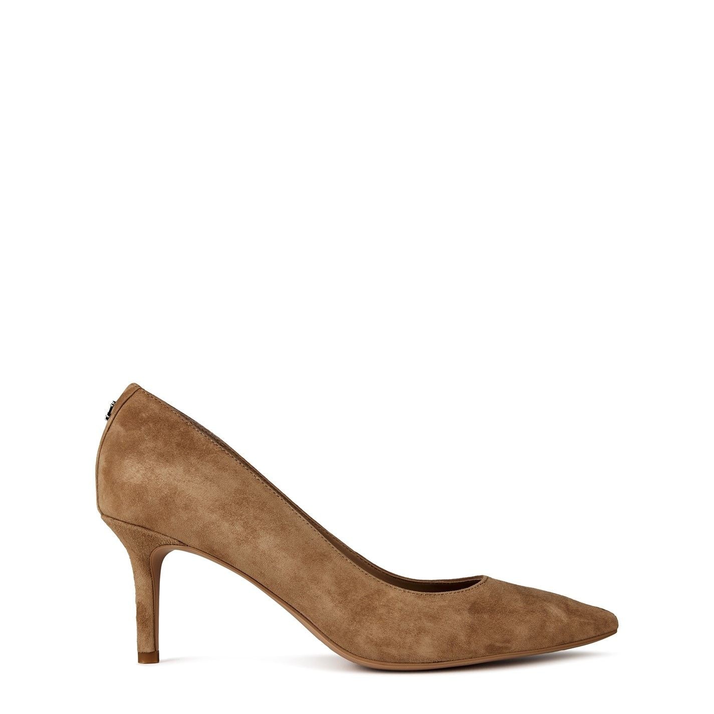  Women's Lanette Court Stiletto Heels Camel Suede